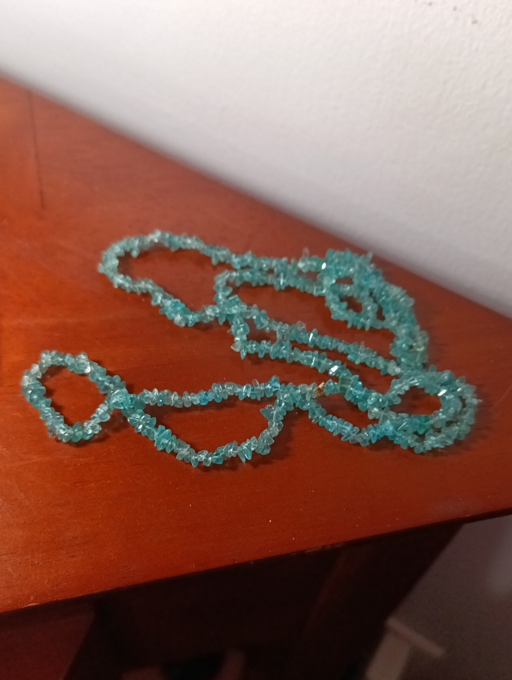 Crystal Chip Necklace - Women Jewelry- Green Aventurine